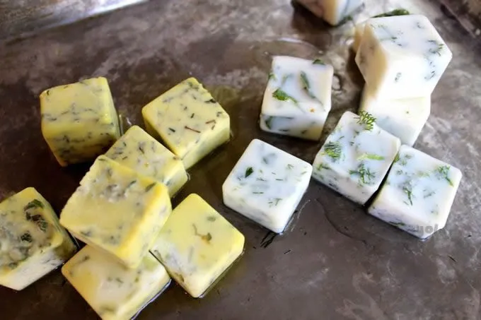 mrazené bylinky bazalka, oregano, tymián, rozmarín, ligurček, petržlenová vňať