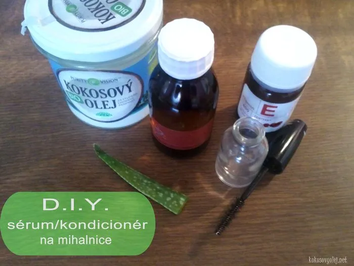 sérum, kondicionér na mihalnice