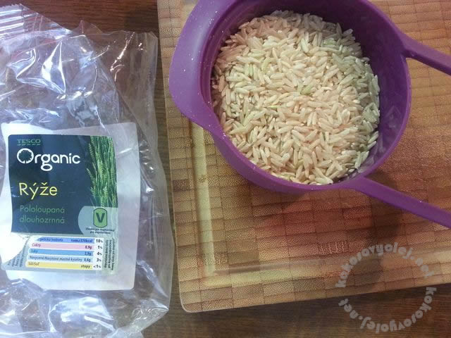 organic ryza pololupana dlhozrna